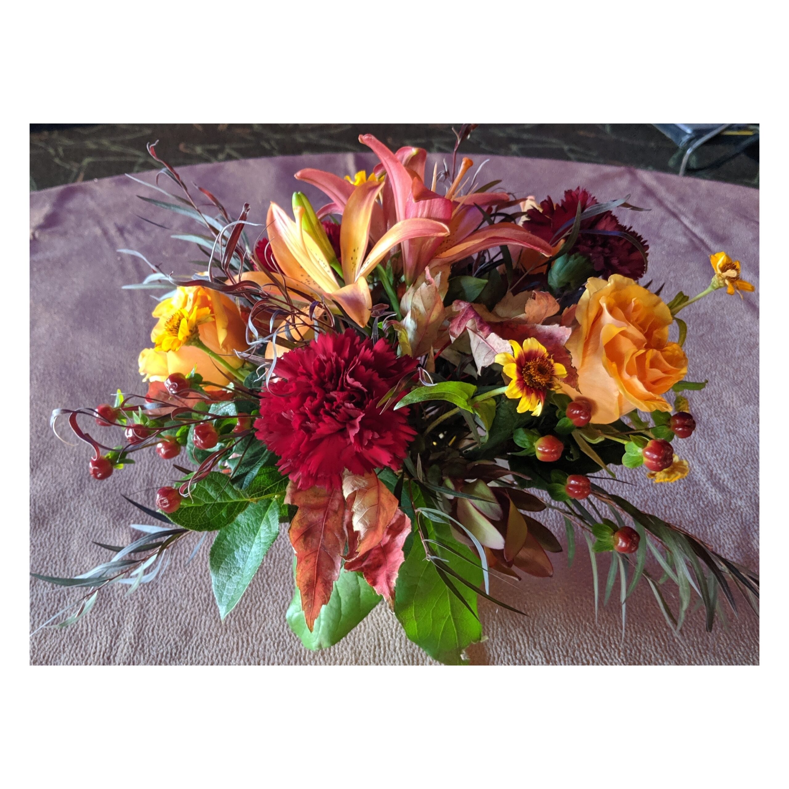 Fall Centerpiece for Event in Bernalillo