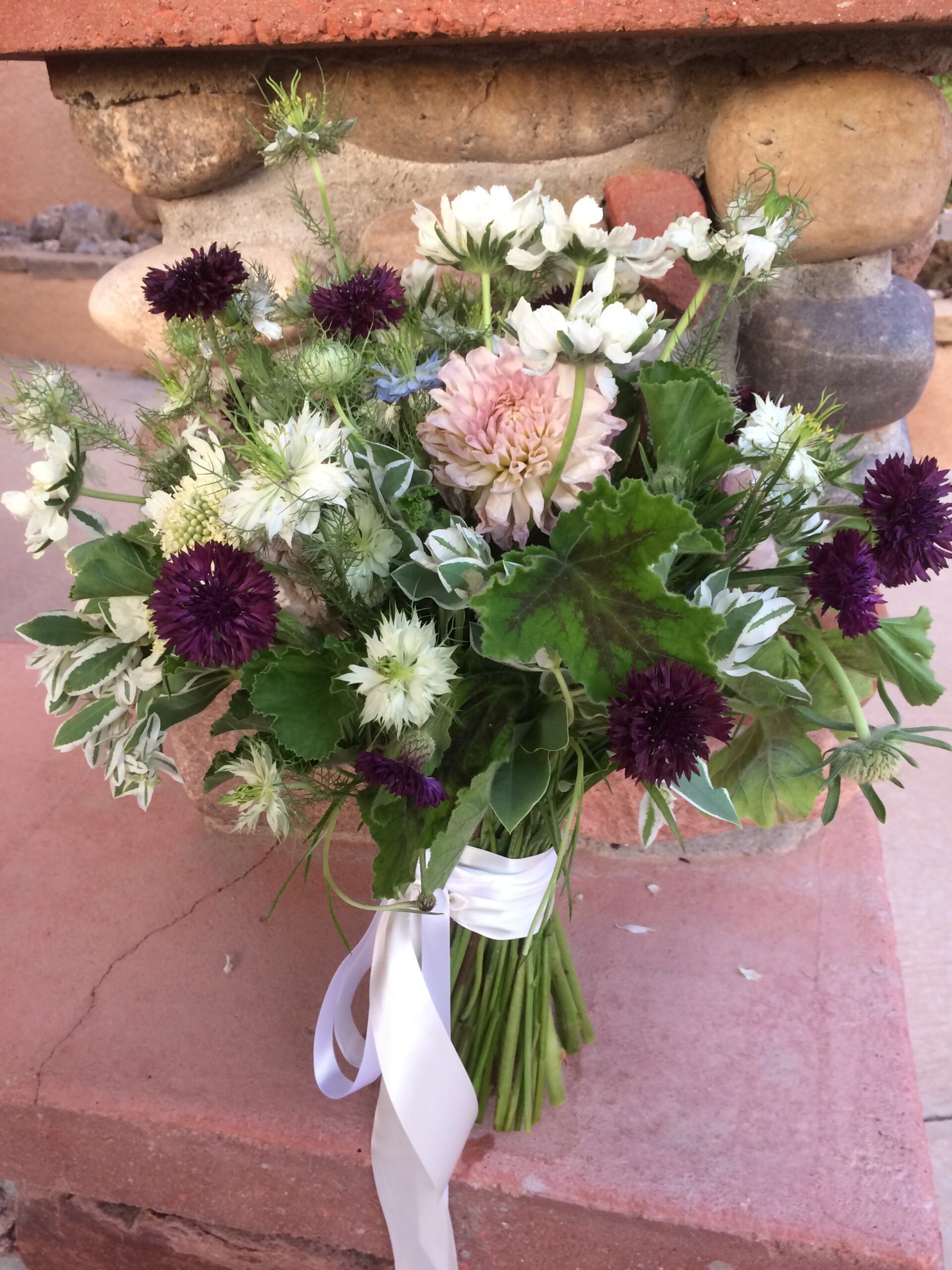 Wildflower Style Wedding Bouquet